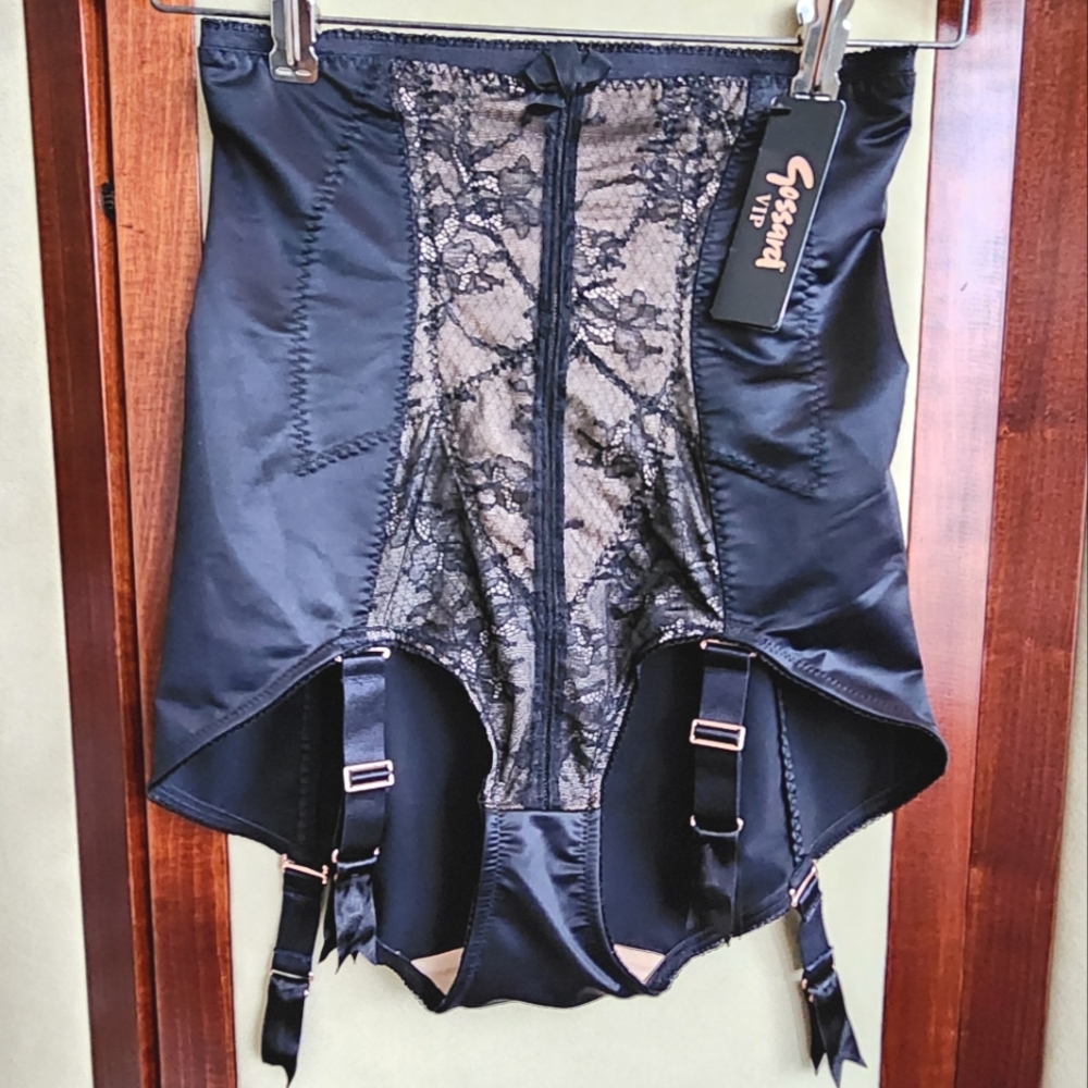 Gossard VIP Retrolution Black Waist Cincher S